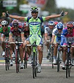 Francesco Chicchi wins the last stage of Tirreno-Adriatico 2008